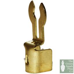 1x Spark Plug Terminals Forked Terminal Brass 7mm Cable