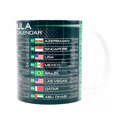 Formula 1 calendar Mug 2026 - Vroom Classics