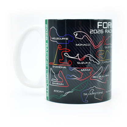 Formula 1 Circuits Mug 2026 - Vroom Classics