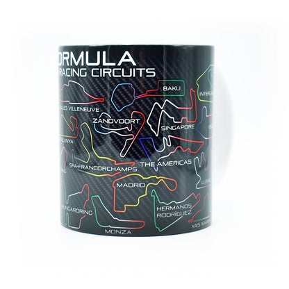 Formula 1 Circuits Mug 2026 - Vroom Classics