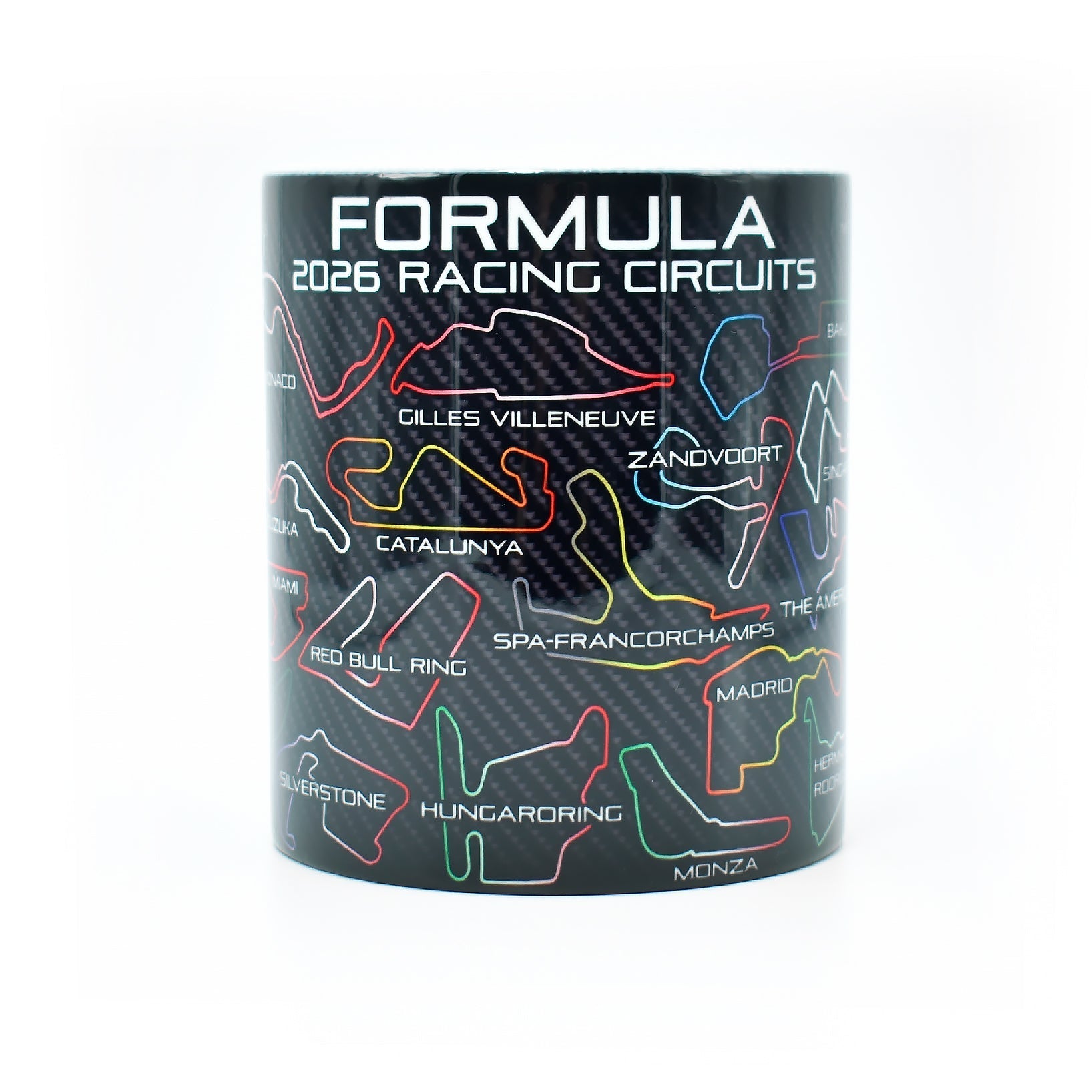 Formula 1 Circuits Mug 2026 - Vroom Classics