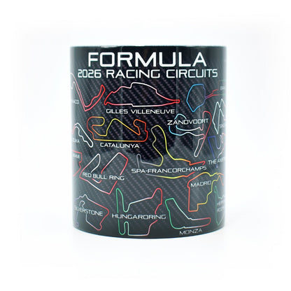 Formula 1 Circuits Mug 2026 - Vroom Classics