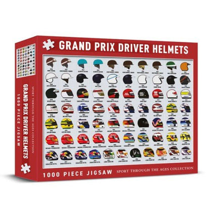 Formula 1 Helmets Through the Ages Jigsaw - Vroom Classics