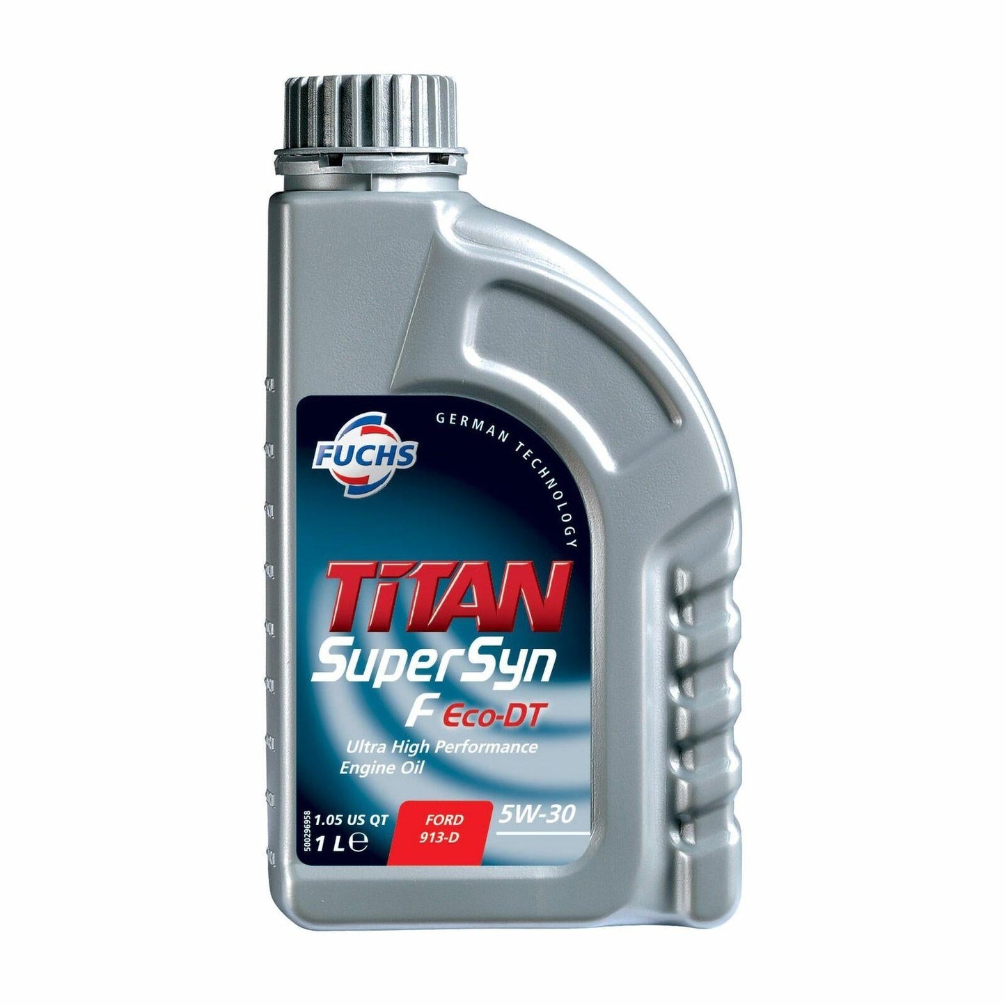 Fuchs Titan Supersyn F ECO - DT 5W - 30 Engine Oil Lubricant 1 Litre ACEA A1/B1 - Vroom Classics