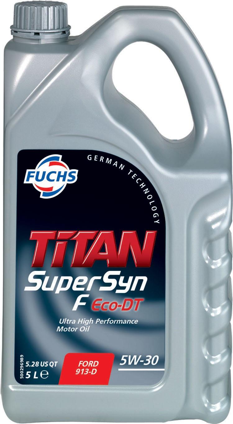 Fuchs Titan Supersyn F ECO - DT 5W - 30 Engine Oil Lubricant 5 Litres ACEA A1/B1 - Vroom Classics