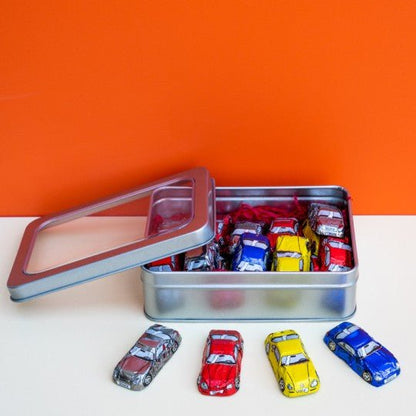 Gift Tin of Chocolate Sports Cars - Vroom Classics
