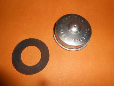 GIRLING TYPE MASTER CYLINDER ALLOY CAP & SEAL (45mm diameter) - Vroom Classics