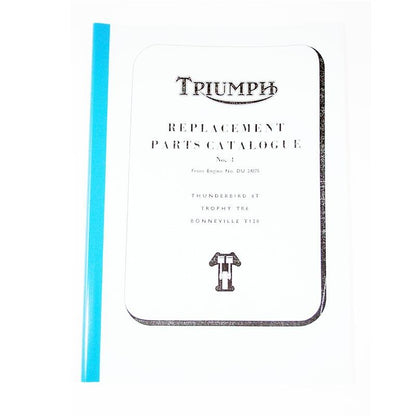 GS07473 - Parts Book For Triumph Thunderbird 6T,Trophy TR6,Bonneville T120 1966 - Vroom Classics
