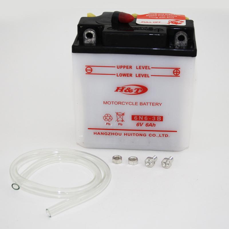 GS09040 - BATTERY - H&T 12N5 - 3B 120mm X 60mm X 131mm Volts: 12 Amperes: 5 - Vroom Classics