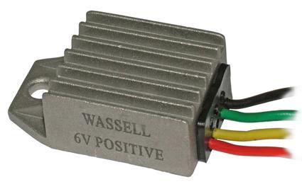 GS10221P - 6V DC REGULATOR - WASSELL solid state Positive Replaces MCR2. - Vroom Classics