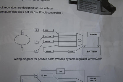 GS10221P - 6V DC REGULATOR - WASSELL solid state Positive Replaces MCR2. - Vroom Classics