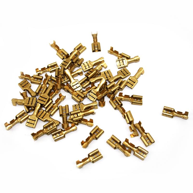 GS10446 - SPADE CONNECTOR - UNIVERSAL 6.3mm Female , Solder On type. - Vroom Classics