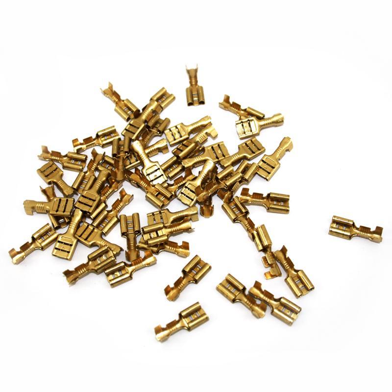 GS10446 - SPADE CONNECTOR - UNIVERSAL 6.3mm Female , Solder On type. - Vroom Classics