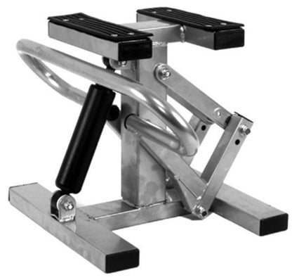 GS14009 - Bike Stand Made of heavy duty steel with a silver painted finish. - Vroom Classics