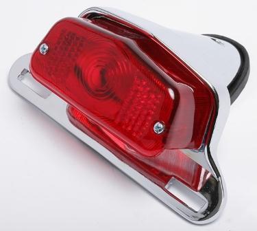 GS19034 - REAR LAMP - Lucas Replica 564 ,with alloy mounting bracket. - Vroom Classics