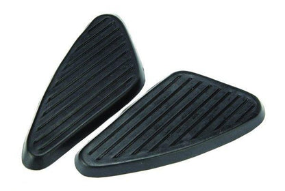 GS26537 - KNEE GRIPS - BSA Pair Of Black for C15/B40/A10/A65 (1960 - 68). - Vroom Classics