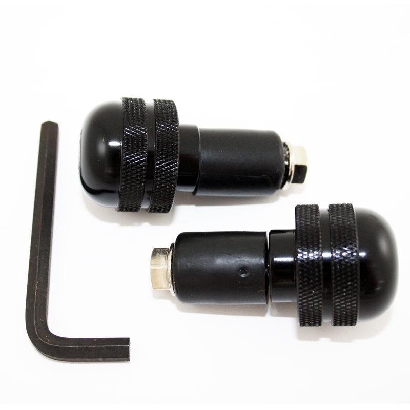 GS36000 - Large Handlebar ends, Black - Vroom Classics