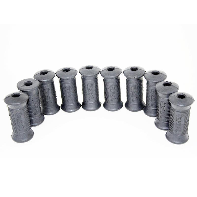 GS71008L - Kickstart Rubbers - NORTON with logo (singles and twins) - Vroom Classics