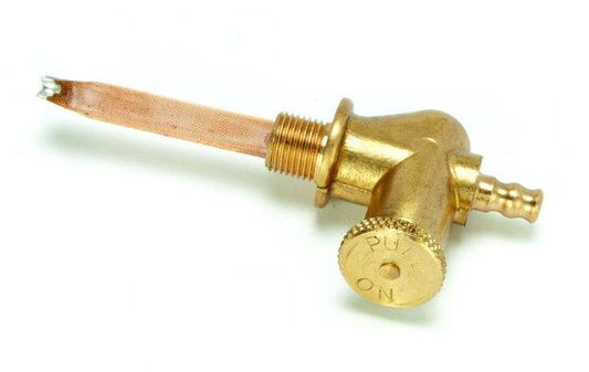 GS73067 - BSA Brass Petrol Tap BSA Bantam D7/D10/D14. UK Made. (OEM 90 8120) - Vroom Classics