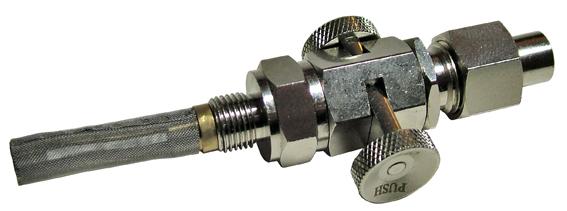GS73068N - Universal Push on, pull - off fuel tap with nut,spigot 1/8'' x 1/4'' - Vroom Classics