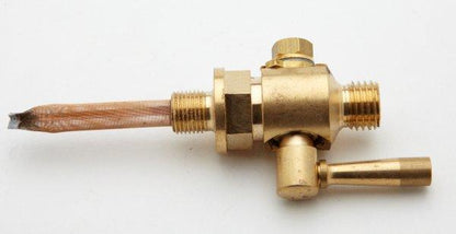 GS73082 - PETROL TAP - Universal Brass Lever Type fuel tap 1/8'' x 7/16'' - Vroom Classics