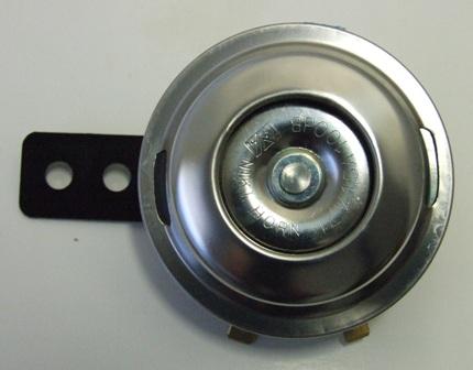 GSHEL005 - HORN - UNIVERSAL Stainless Steel Universal 12V,70mm Dia, - Vroom Classics