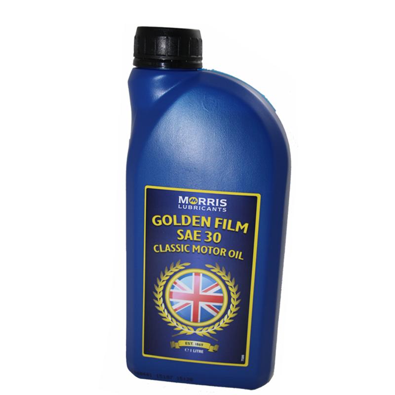 GSMLE301 - MORRIS GOLDEN FILM SAE 30 MONOGRADE ENGINE OIL 1 LITRE Low Detergent - Vroom Classics
