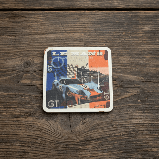 Gulf Ford GT40 Pop Art Coasters - Vroom Classics