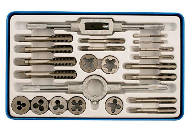 Gunson 31pc Whitworth Tap & Die and Combination Spanner Set Classic Car - Vroom Classics