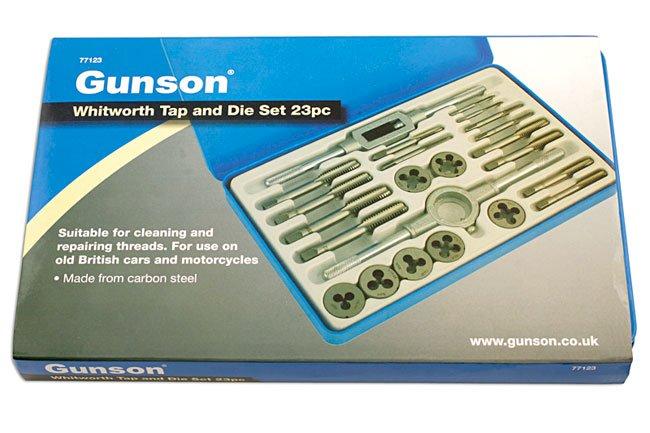 Gunson 31pc Whitworth Tap & Die and Combination Spanner Set Classic Car - Vroom Classics