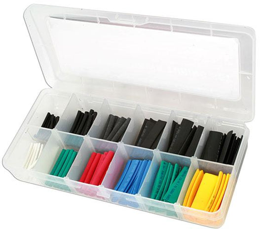 Gunson 77041 Heat Shrink Tubing Set - 180pc - Water resistant insulation - Vroom Classics