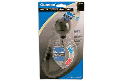 Gunson 77104 Battery Tester Dial Type - Suitable for use on 6|12|24v batteries - Vroom Classics