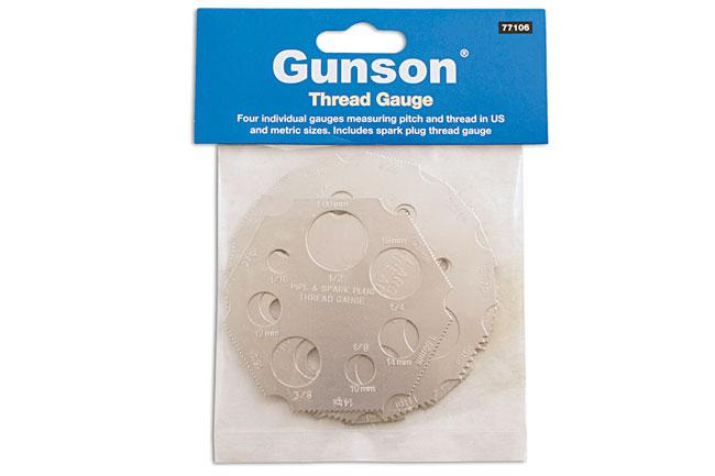 Gunson 77106 Universal Thread Gauge - 4pc - Fast and accurate - Vroom Classics