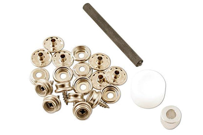 Gunson 77116 Press Stud Repair Kit - For Soft Tops and Classics - 15pc - Vroom Classics