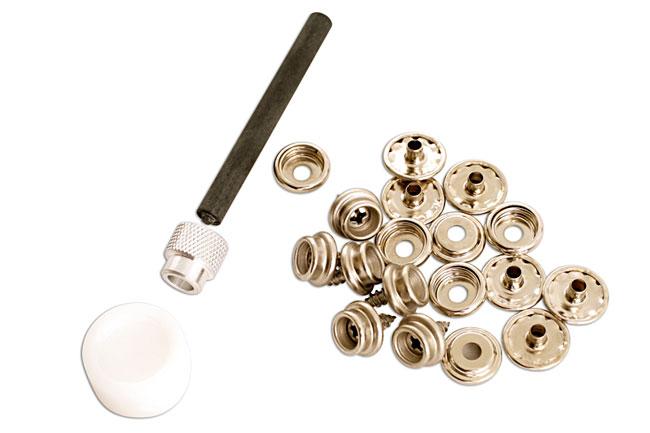 Gunson 77116 Press Stud Repair Kit - For Soft Tops and Classics - 15pc - Vroom Classics