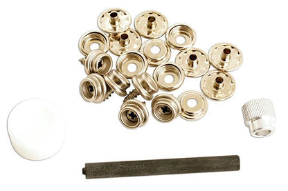 Gunson 77116 Press Stud Repair Kit - For Soft Tops and Classics - 15pc - Vroom Classics