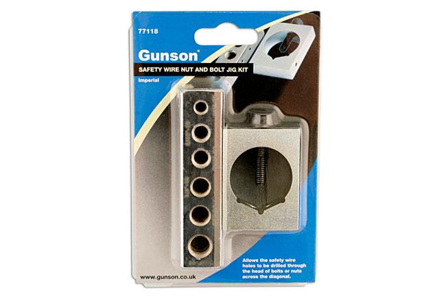 Gunson 77118 Safety Wire Nut And Bolt Jig Kit Imperial - Vroom Classics