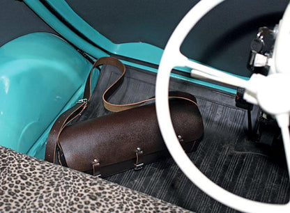 Gunson 77127 Classic Leather Tool Bag - Heavy duty oiled leather w studded trim - Vroom Classics