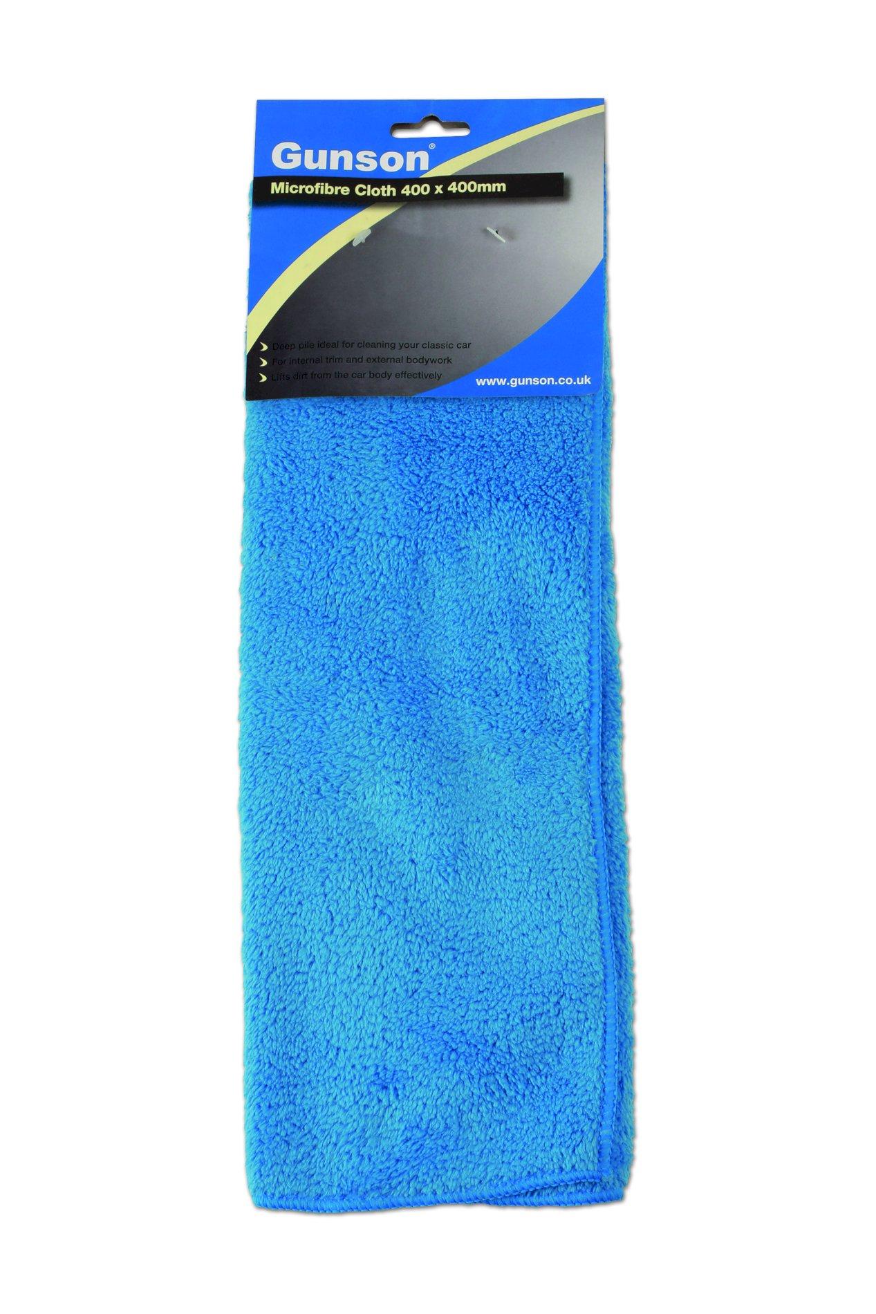 Gunson 77149 Microfibre Cloth 400 x 400mm Deep Pile Ideal For Classics - Vroom Classics