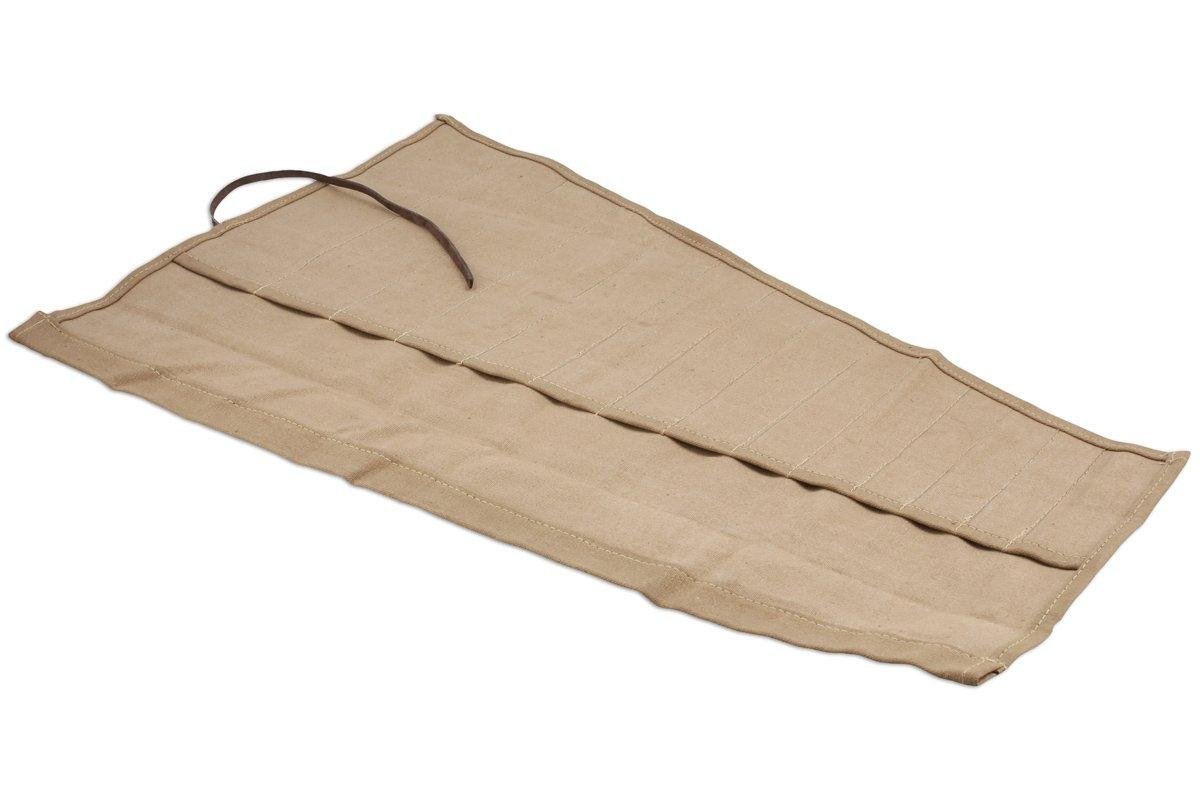Gunson 77166 Waxed Canvas Tool Roll - 14 Pockets - Vroom Classics
