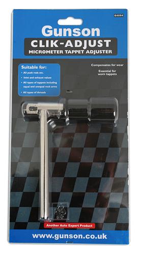 Gunson G4094 Clikadjust Tappet Adjuster - Adjusts tappets precisely - Vroom Classics