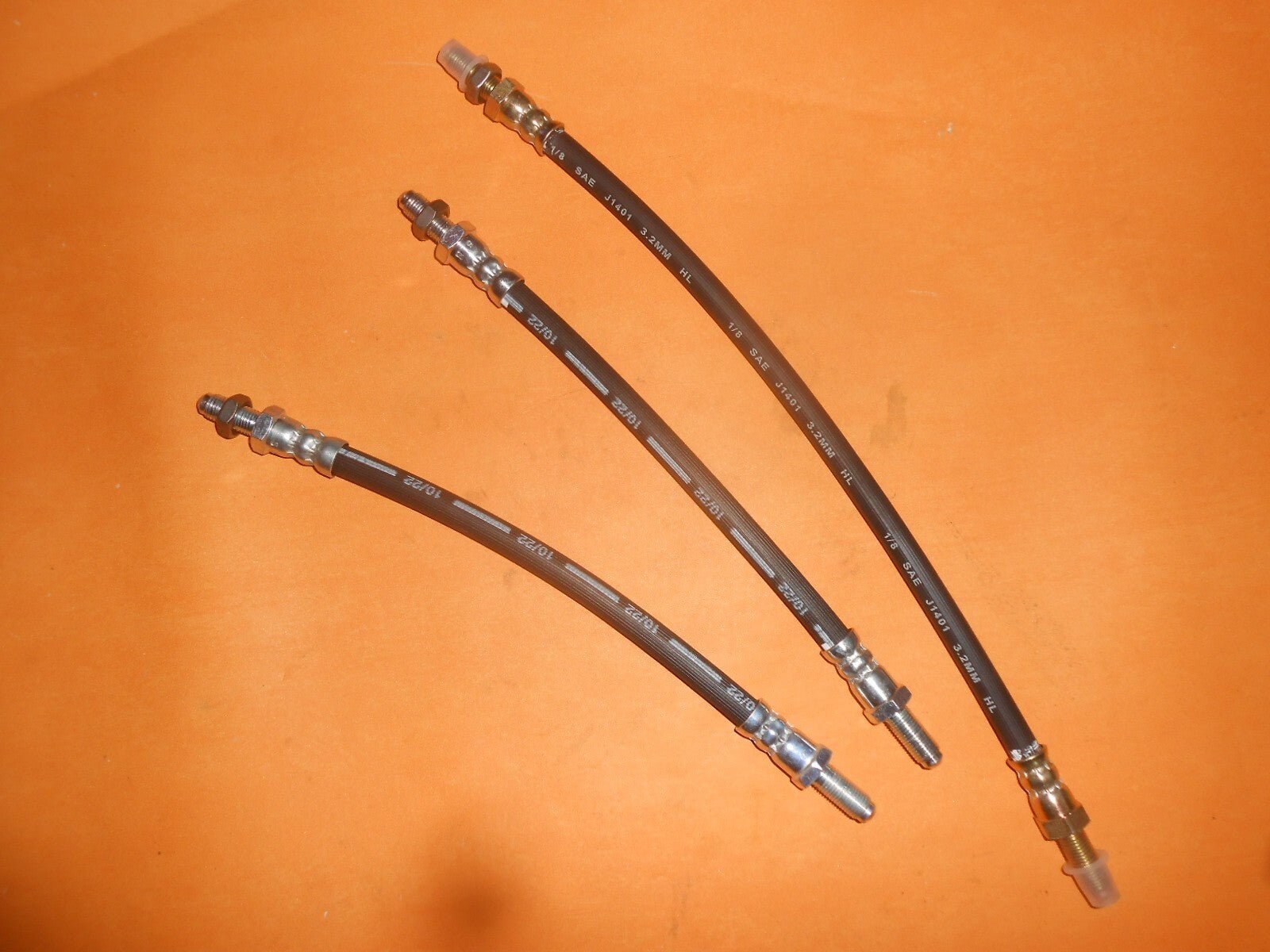 HILLMAN TALBOT AVENGER (1970 - 81) FRONT BRAKE HOSES PAIR + REAR HOSE - Vroom Classics