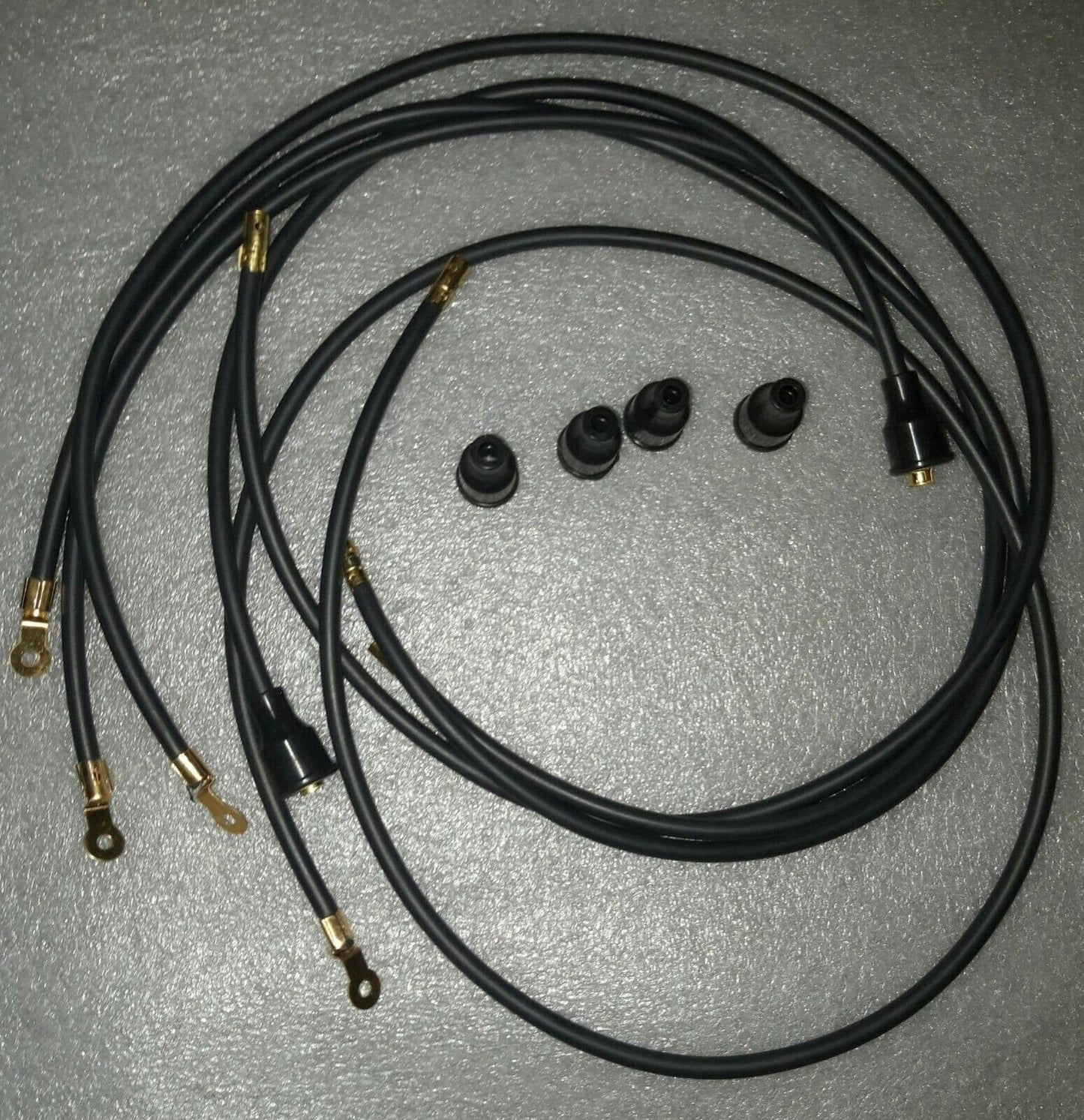 Ignition Lead Sets - Austin 12 Carbon Core HT Leads - Vroom Classics