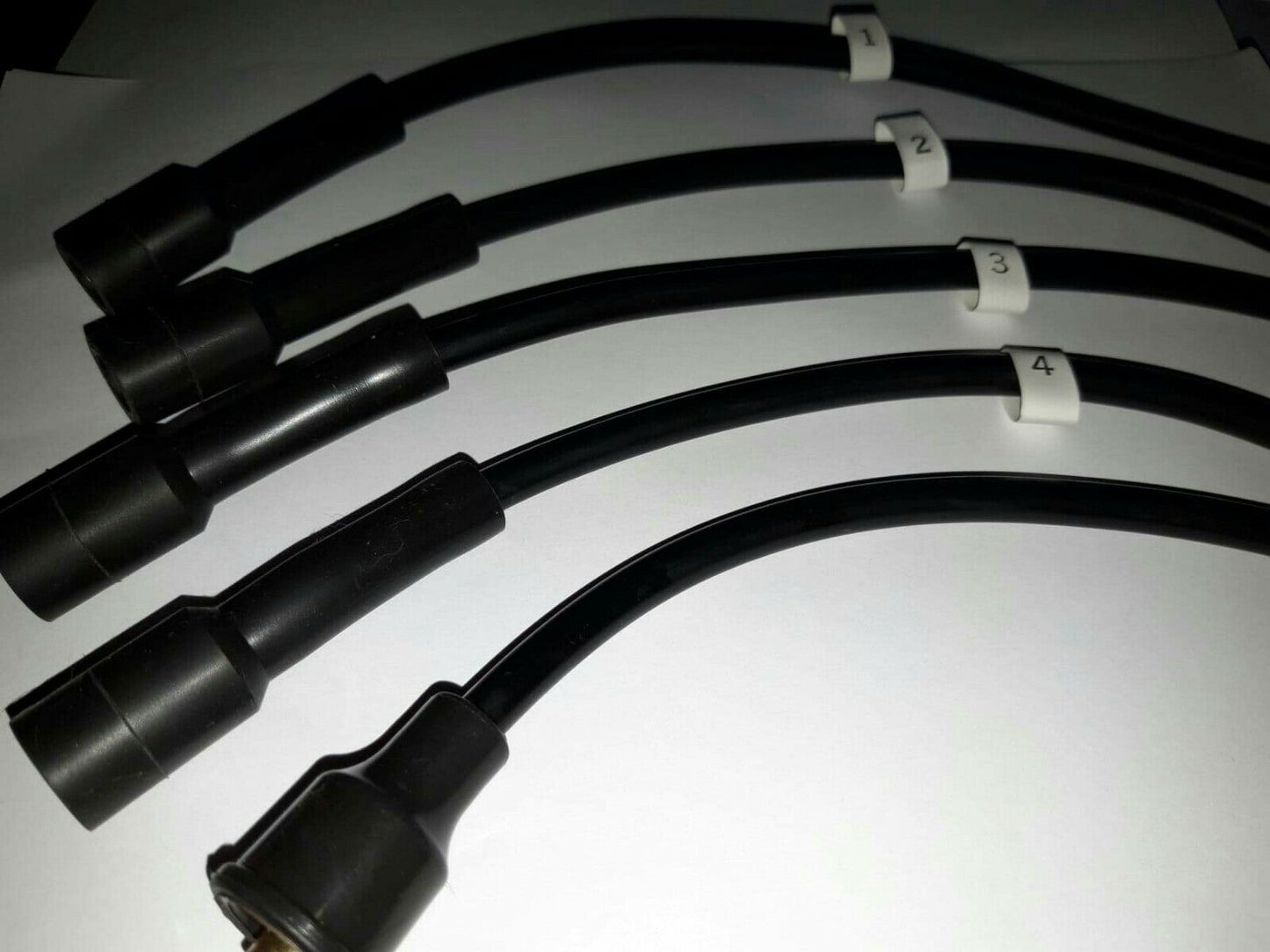Ignition Lead Sets - Daf 55/66 Black Copper HT Leads - Vroom Classics