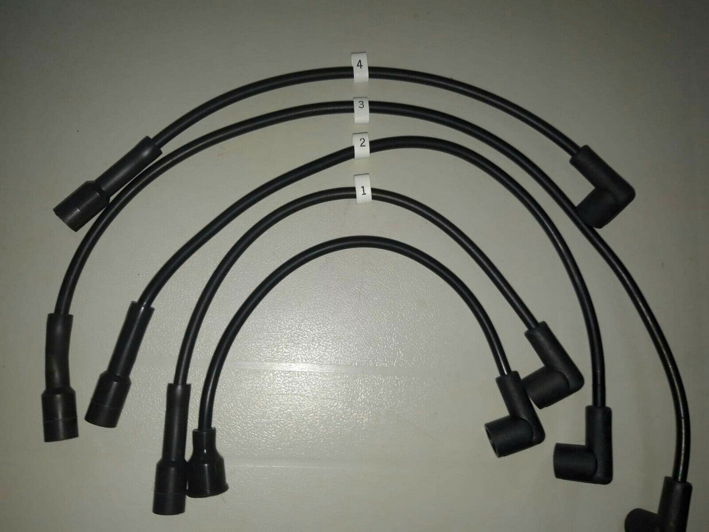 Ignition Lead Sets - Honda ACCord 1977 - 84 Black Copper Core HT Leads - Vroom Classics