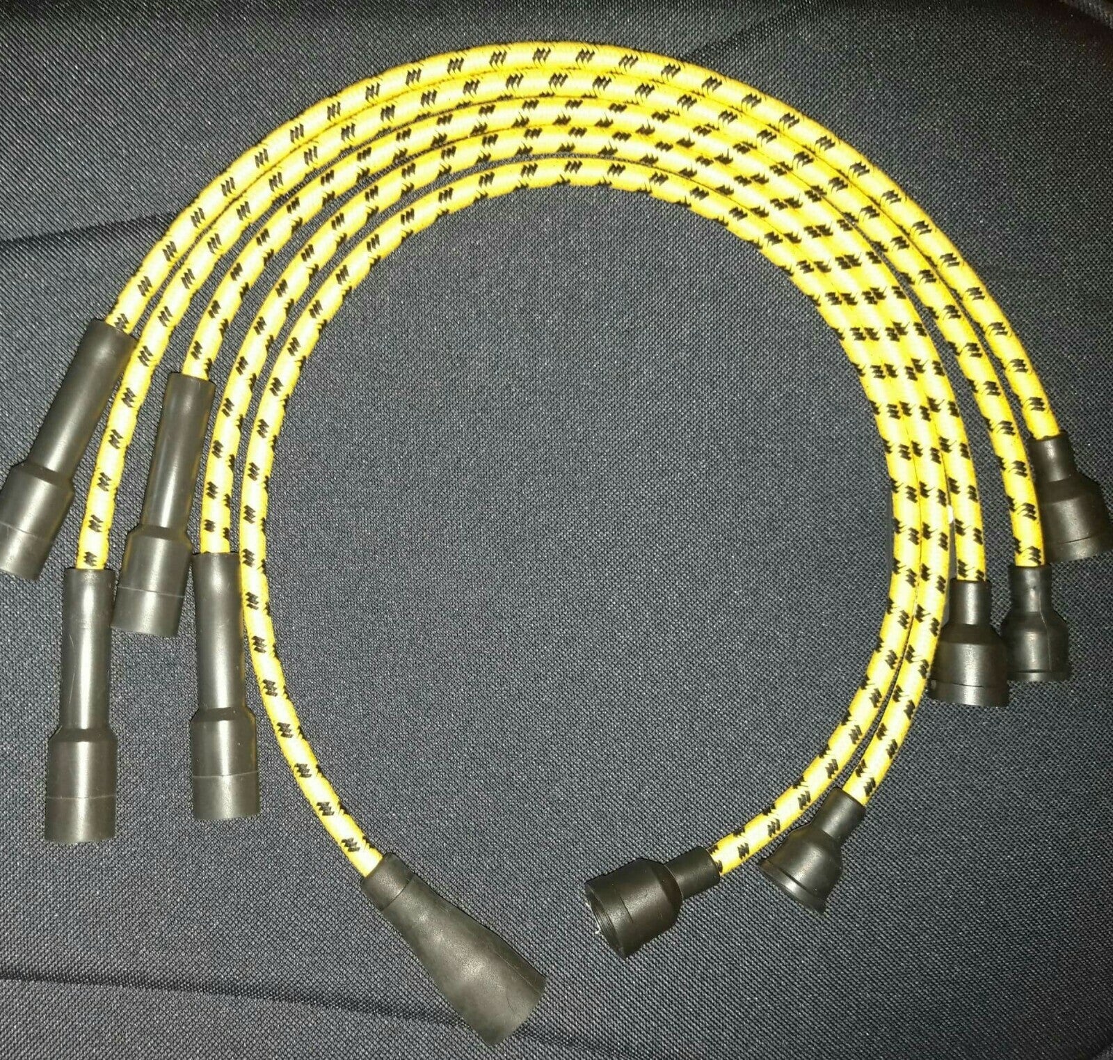 Ignition Lead Sets - Humber Hawk OHV Braided Copper Core HT Leads - Vroom Classics