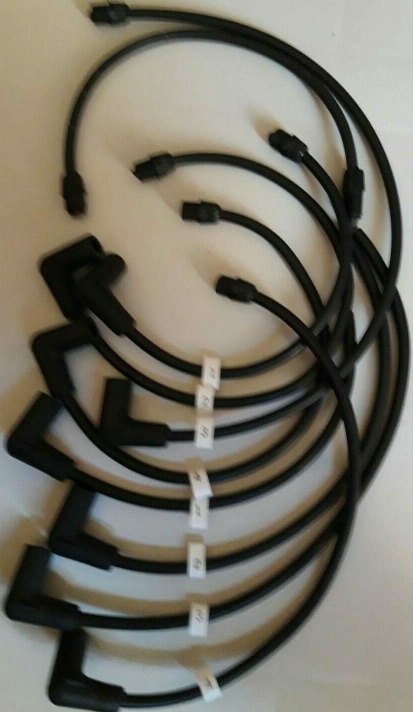 Ignition Lead Sets - Jaguar Xj6 Series 1 2.8 / 4.2 Black Copper HT Leads - Vroom Classics