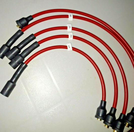 Ignition Lead Sets - Renault 6 Copper Core HT Leads - Vroom Classics