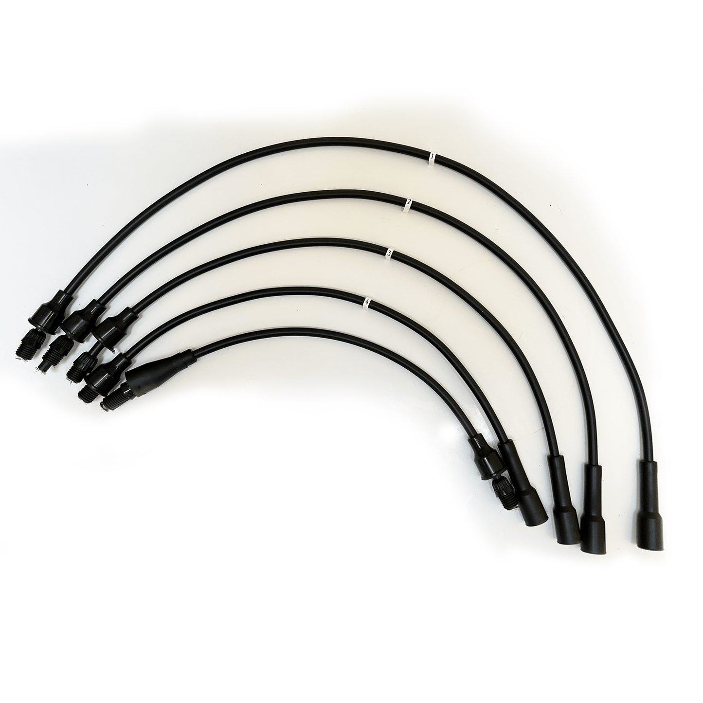 Ignition Lead Sets - Riley RM 1.5 / 2.5 Black Copper Core HT Leads - Vroom Classics