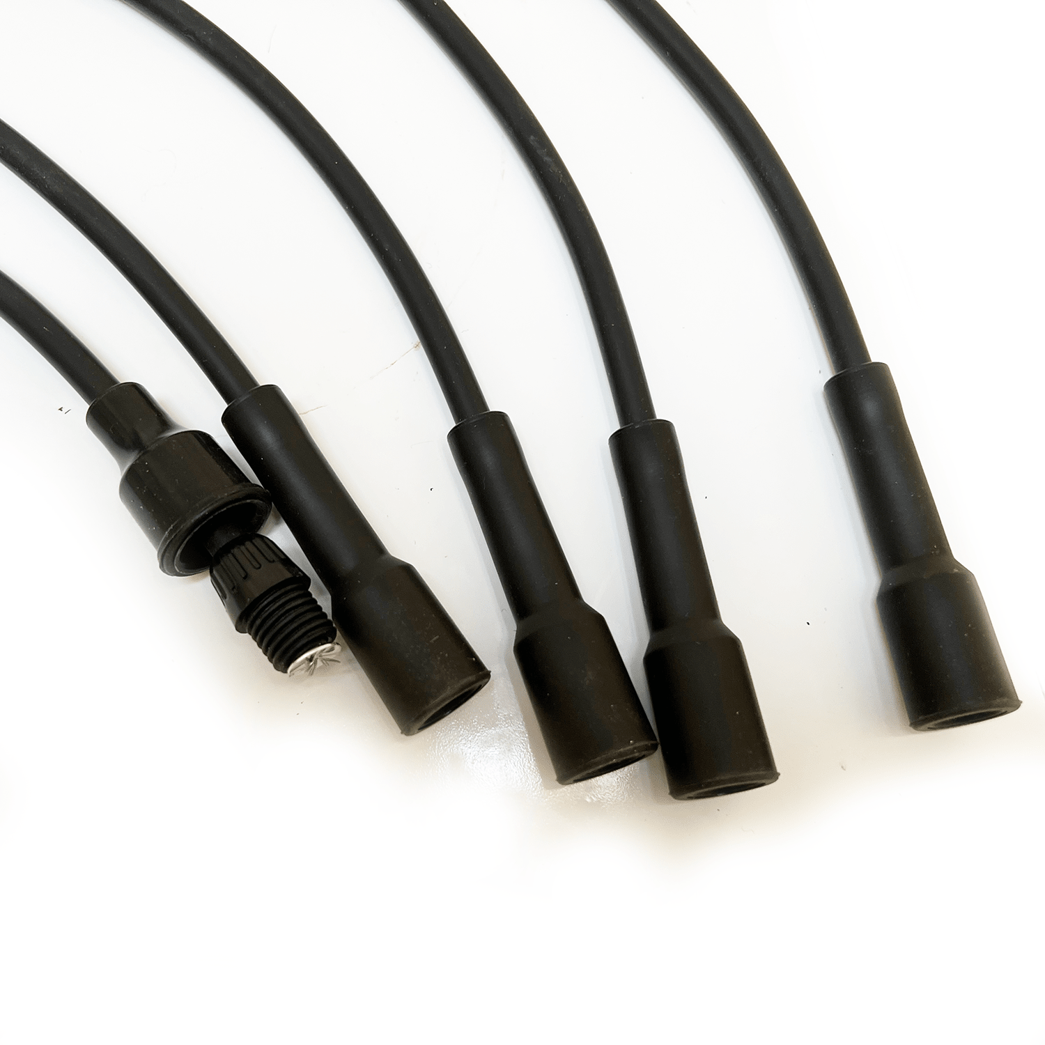Ignition Lead Sets - Riley RM 1.5 / 2.5 Black Copper Core HT Leads - Vroom Classics